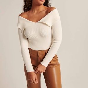 Abercrombie off the shoulder sweater